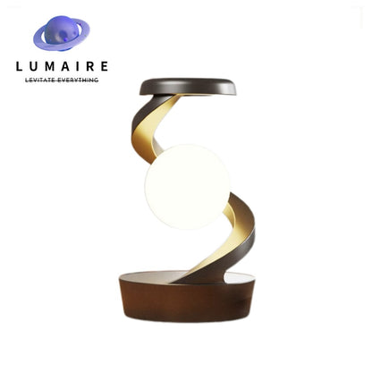 3D Levitating Ball Lamp with Wireless Charging - RGB Rotating Floating Moon LED Table Lamp Decor