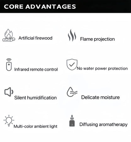 Lumaire™ Fireplace Aroma Flame Diffuser